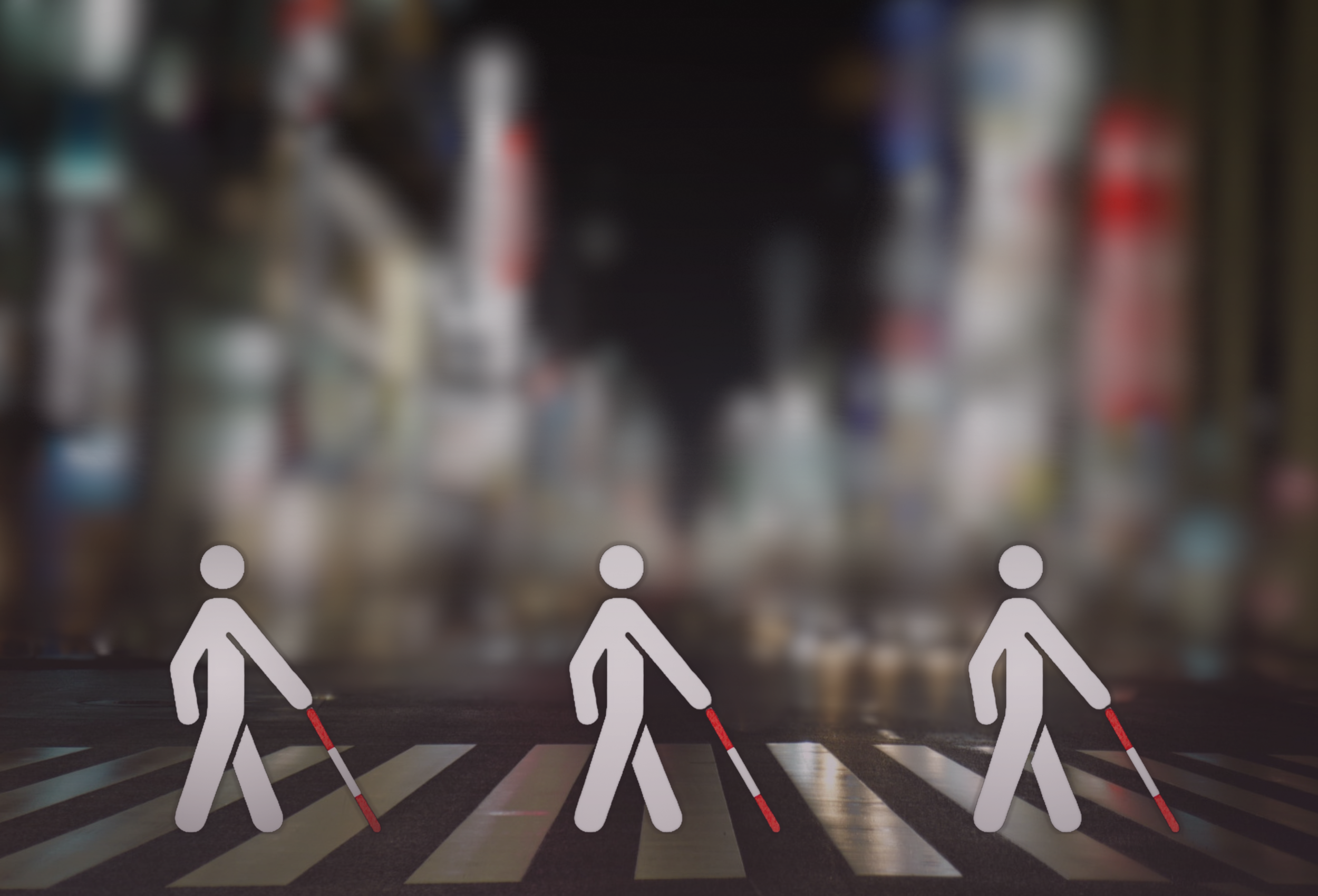 Lei institui bengala branca e vermelha para identificação de pessoas com surdo-cegueira em São Paulo