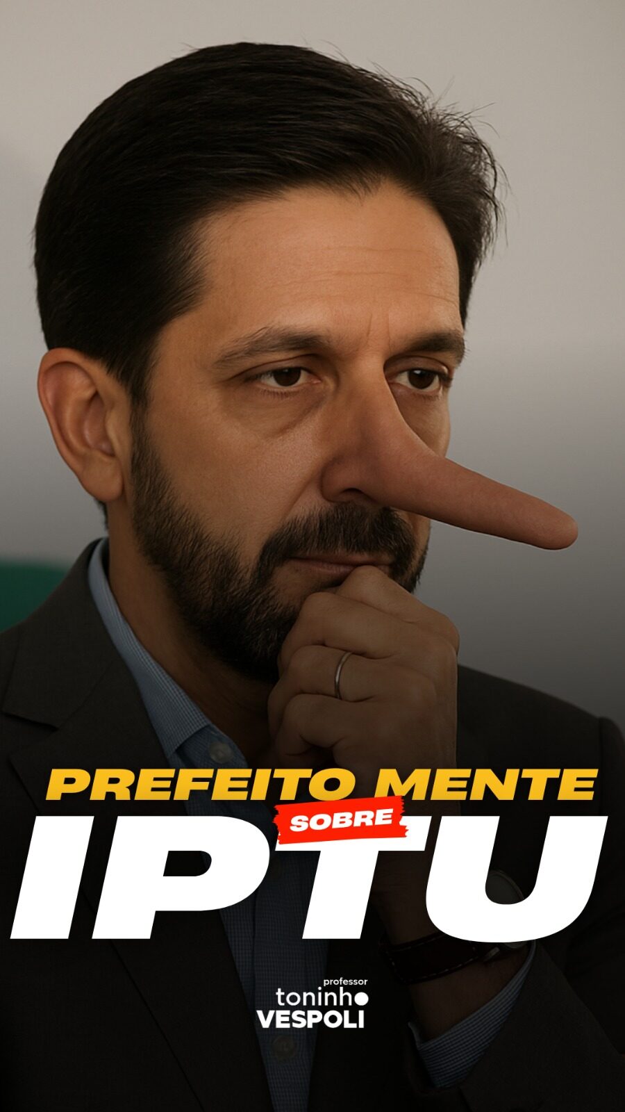 IPTU Pinóquio: Nunes trai promessa e pune classe média